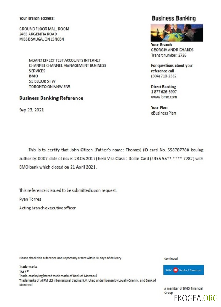 Référence USA , BMO , closure